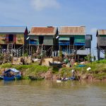 Houses on stilts, Cambodia