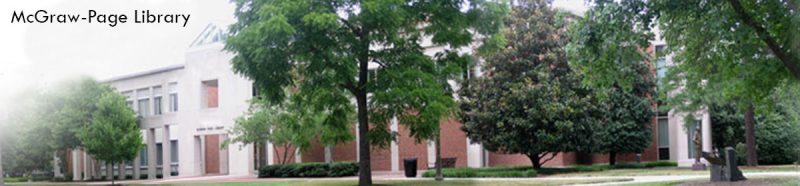 Outdoor picture of McGraw-Page Library