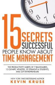 15 Secrets Successful People Know About Time Management book cover