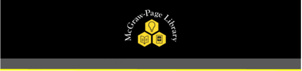 McGraw-Page Library logo in black, grey, and yellow banner