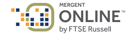 Mergent Online logo image